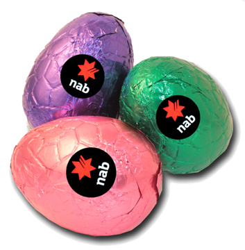 Show details for 70g Hollow Milk Chocolate Easter Egg with label Picture of 70g Hollow Milk Chocolate Easter Egg with label