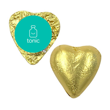 Show details for Foiled Hearts - Custom Colours Picture of Foiled Hearts - Custom Colours