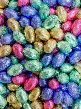 Picture of Mini Solid Easter Eggs Bulk - Approx 732 pcs